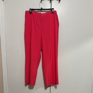 Women's Coral Red Pants